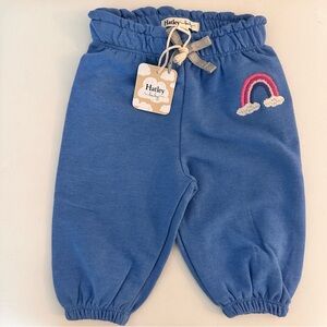 Hatley Baby Cozy Joggers – Rainbow Embroidery | 6–9 Months | NWT